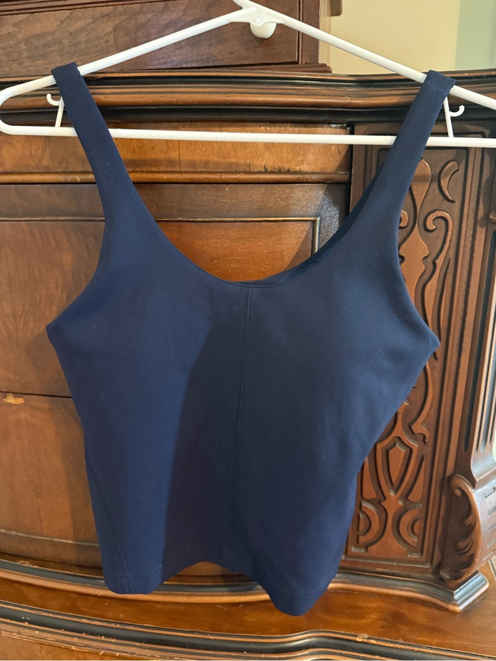 lululemon athletica Navy Scoop Neck Tank
